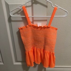 Zara Neon Orange tank